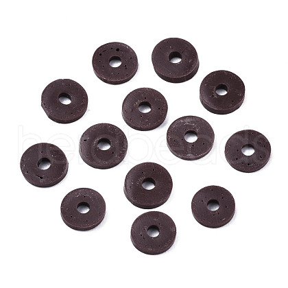 Handmade Polymer Clay Beads CLAY-R067-6.0mm-A38-1