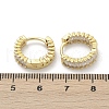 Brass Micro Pave Cubic Zirconia Hoop Earrings EJEW-M082-11G-4