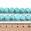 Baking Painted Glass Beads Strands DGLA-N010-10mm-03-4