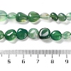 Natural Green Onyx Agate(Dyed & Heated) Beads Strands G-P497-01C-30-5