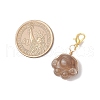 Paw Print Acrylic Pendant Decorations HJEW-JM03331-3