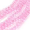 Spray Painted Crackle Glass Beads Strands CCG-Q001-6mm-02-2