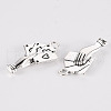 Tibetan Style Alloy Pendants TIBE-N010-41AS-RS-2