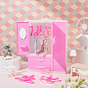   1 Set Plastic Doll Wardrobe DJEW-PH0001-32-2