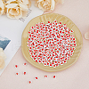 SUPERFINDINGS 250Pcs 5 Styles Opaque Acrylic Enamel Beads OACR-FH0001-051-4