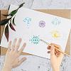 Plastic Stamps DIY-WH20018-0015-4