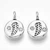 Tibetan Style Alloy Pendants TIBE-S316-023AS-RS-2