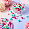 Opaque Acrylic Beads OACR-TAC0014-06F-14