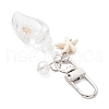 Glow in the Dark Acrylic Conch Pendant Decorations HJEW-JM03290-03-4
