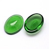 K9 Glass Cabochons Oval Flat Back Cabochons GGLA-L002D-04-1