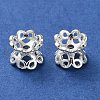 Rack Plating Brass Spacer Beads KK-F090-19S-2