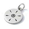 Non-Tarnish 304 Stainless Steel Charms STAS-C097-46P-03-2