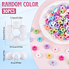 SOFPLATE 200Pcs Opaque Acrylic Bead Frames TACR-SP0001-17-2