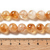 Natural Citrine Beads Strands G-A262-A01-10mm-5