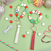 CHGCRAFT DIY Christmas Keychain Wristlet Making Kit DIY-CA0005-77-2