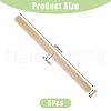 Half Round Wood Sticks WOOD-WH0030-71-2
