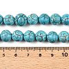 Synthetic Turquoise Beads Strands UNKW-T001-01A-5