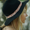 ANATTASOUL 2Pcs 2 Styles Ethnic Style Imitation Leather Adjustable Hat Band AJEW-AN0007-23-4