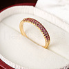 Brass Micro Pave Cubic Zirconia Finger Rings for Women FS-WG59B22-10-1