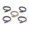 Glass Seed Bead Finger Rings RJEW-JR00875-02-2