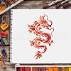 Large Plastic Reusable Drawing Painting Stencils Templates DIY-WH0202-071-7