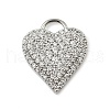 Brass Micro Pave Cubic Zirconia Pendants KK-I276-29P-02-1