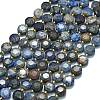 Natural Dumortierite Beads Strands G-C116-A113-01-2