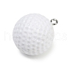 Sport Theme Resin Pendants RESI-I063-01D-2
