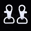 Opaque ABS Plastic Swivel D Rings Lobster Claw Clasps SACR-N015-001-3