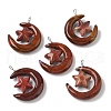Natural Mookaite Pendants G-Z086-01P-15-1