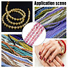 GOMAKERER 2 Strands Natural Tourmaline Beads Strands G-GO0001-66-7