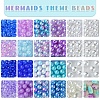DIY Round Acrylic & ABS Plastic Imitation Pearl Beads Bracelets Jewelry Making Kits DIY-FS0007-42-2