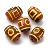 Tibetan Style dZi Beads TDZI-NH0001-E04-02C-1