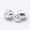925 Sterling Silver Bead Tips Knot Covers STER-G027-25S-3