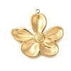 PVD Vacuum Plating 201 Stainless Steel Pendants STAS-C111-02D-G-1