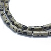 Natural Dalmatian Jasper Beads Strands G-F631-D23-3