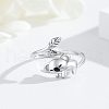 Leaf Alloy Cuff Rings FS-WGD5948-02-1
