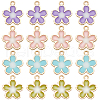 SUNNYCLUE 40Pcs Alloy Enamel Pendants ENAM-SC0005-51-1
