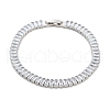 Brass Pave Clear Cubic Zirconia Rectangle Link Bracelets BJEW-YWC0002-11B-P-1