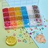 24 Style Round Glass Seed Beads SEED-YW0001-65-7