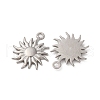 201 Stainless Steel Pendants STAS-C130-15P-2