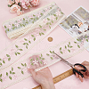 15 Yards Polyester Embroidery Flower Lace Ribbon OCOR-WH0078-223-3