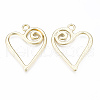 Rack Plating Alloy Pendants PALLOY-T077-79LG-RS-2