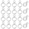 40Pcs 304 Stainless Steel Tube Bails STAS-LP0001-25-1