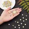 Tibetan Style Zinc Alloy Dog Paw Prints European Beads MPDL-PH0001-07-RS-WH-3