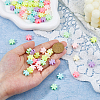 DICOSMETIC 200Pcs Opaque Acrylic Beads SACR-DC0001-15-3