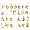 304 Stainless Steel Alphabet Pendants STAS-U033-02G-1
