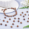 CHGCRAFT 180g Natural Wenge Wood Beads WOOD-CA0001-26B-5
