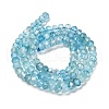 Natural Blue Topaz Beads Strands G-RM2025-15-3