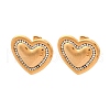 304 Stainless Steel Rhinestone Stud Earrings for Women EJEW-K311-02G-4
